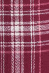 Zivame Checkered Charm Flannel Pyjama Set - Maroon Banner — thumbnail 7